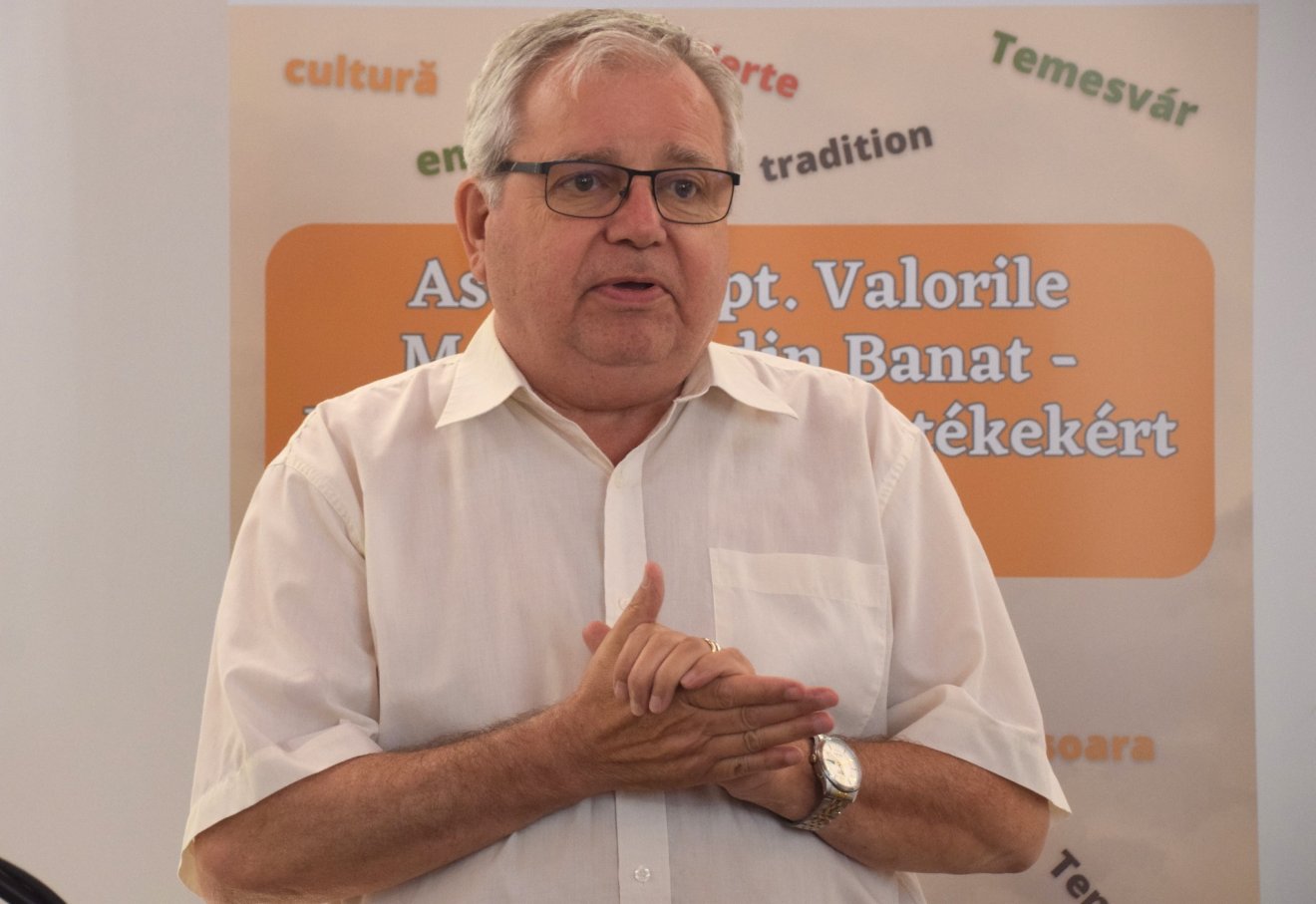 Bodó Barna, az Értéktár-egyesület elnöke &bullet;  Fotó: Facebook/Bánsági Magyar Értékekért Egyesület