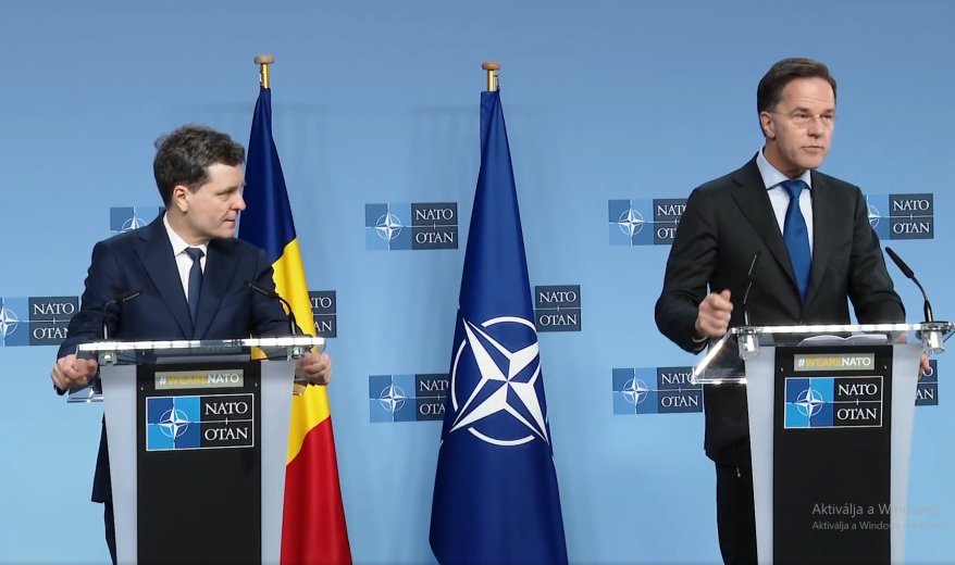Románia biztonságban van – mondta Nicușor Dan, miután Mark Rutte NATO-főtitkárral tárgyalt