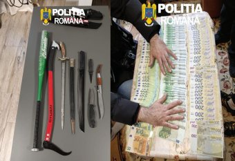 Uzsora és zsarolás gyanúja: rengeteg készpénzt és fegyvereket foglaltak le a házkutatások során