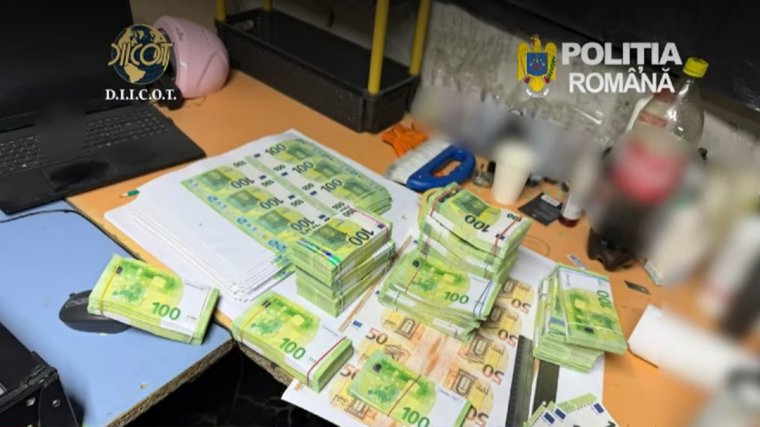 Titkos „pénzgyárra” csaptak le Suceava megyében