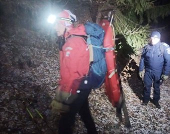 Súlyos állapotban lévő, cukorbeteg ukrán fiatalembert hoztak le a hegyimentők