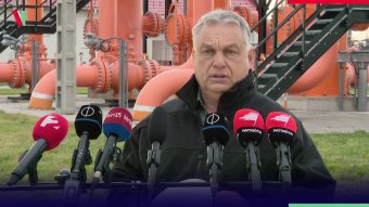 Orbán Viktor terepszemlén: egyelőre Magyarország gázellátása nincs veszélyben, de észnél kell lenni