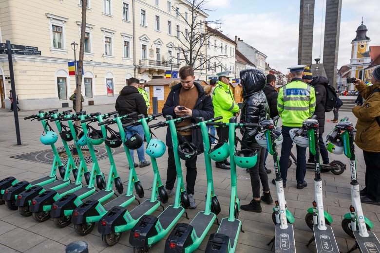 Kolozsvár az országban elsőként vezet be átfogó szabályozást a bérelhető rollerekre vonatkozóan