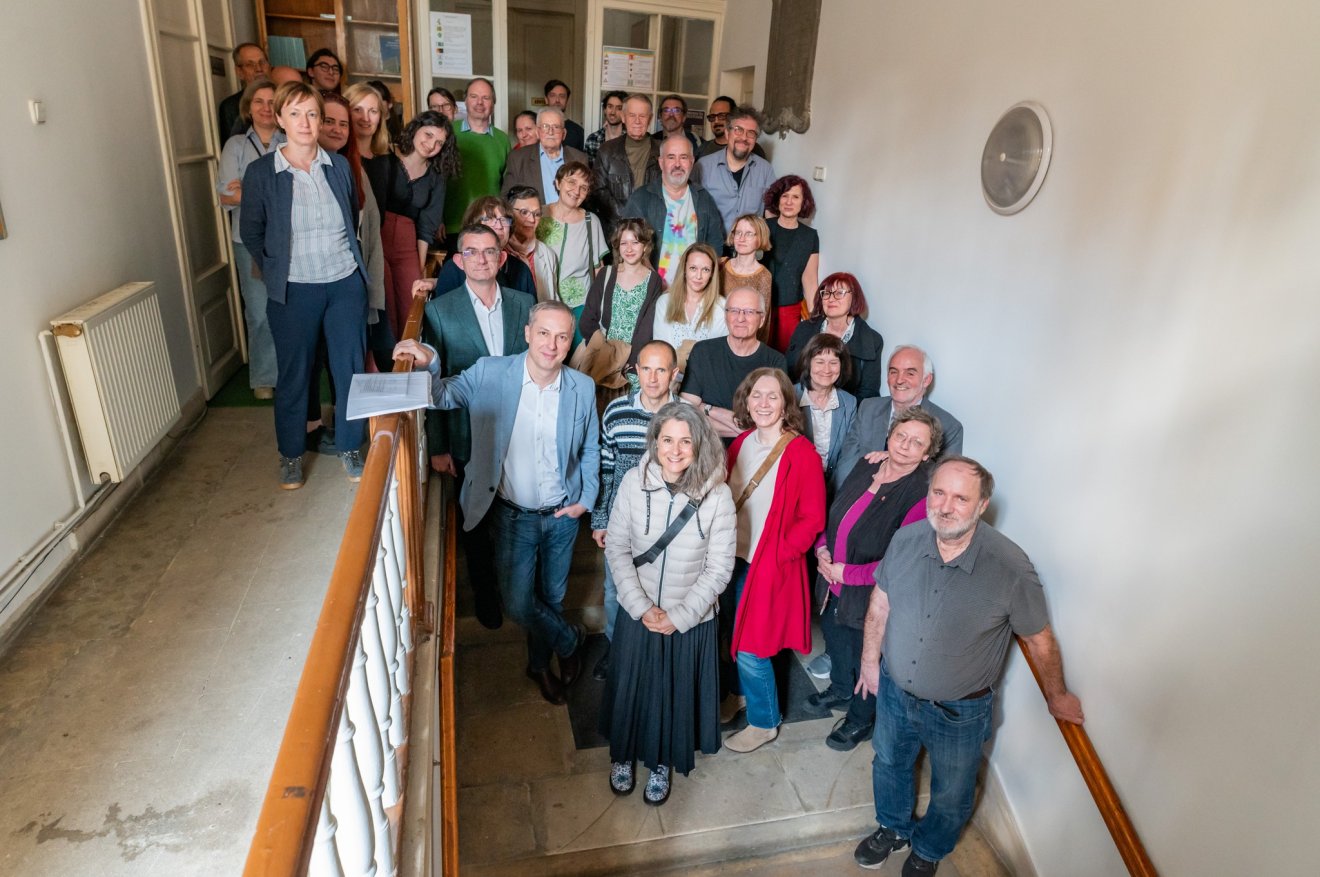 A bajor Andor életművéről szóló tudományos tanácskozás résztvevői &bullet;  Fotó: Erdélyi Magyar Írók Ligája/Facebook