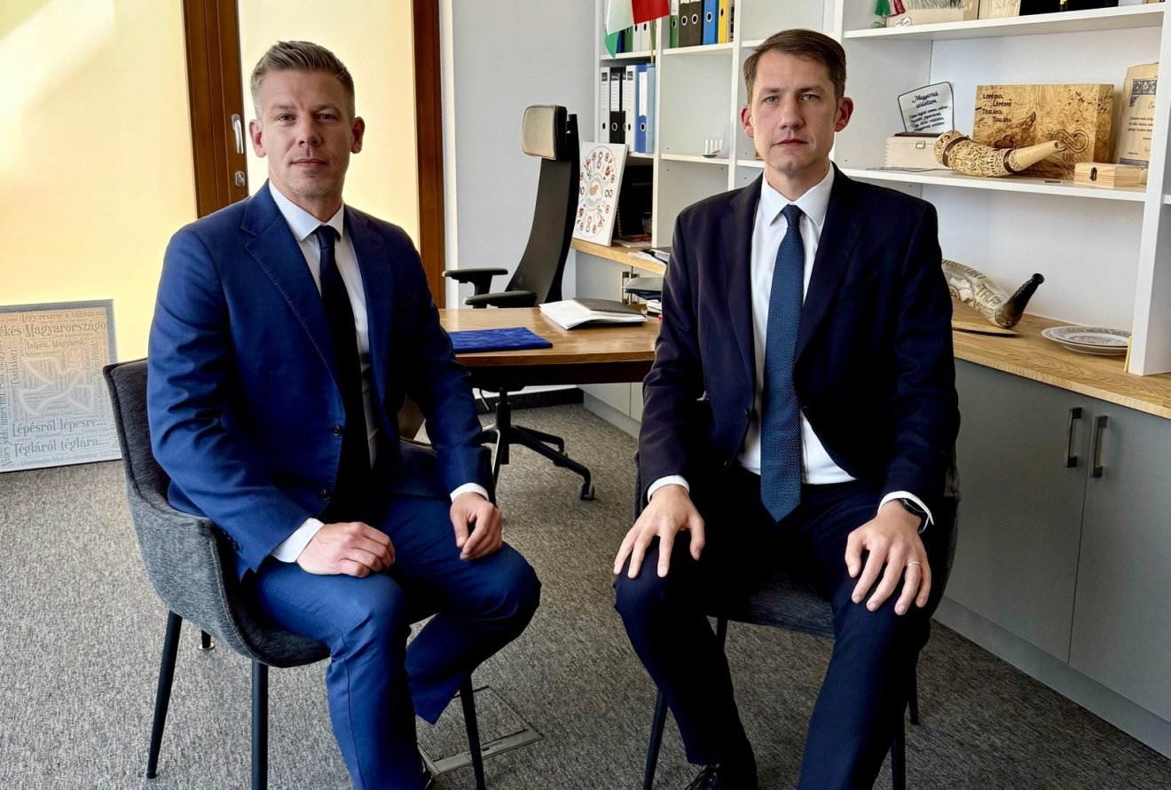 Magyar Péter és Pásztor Bálint