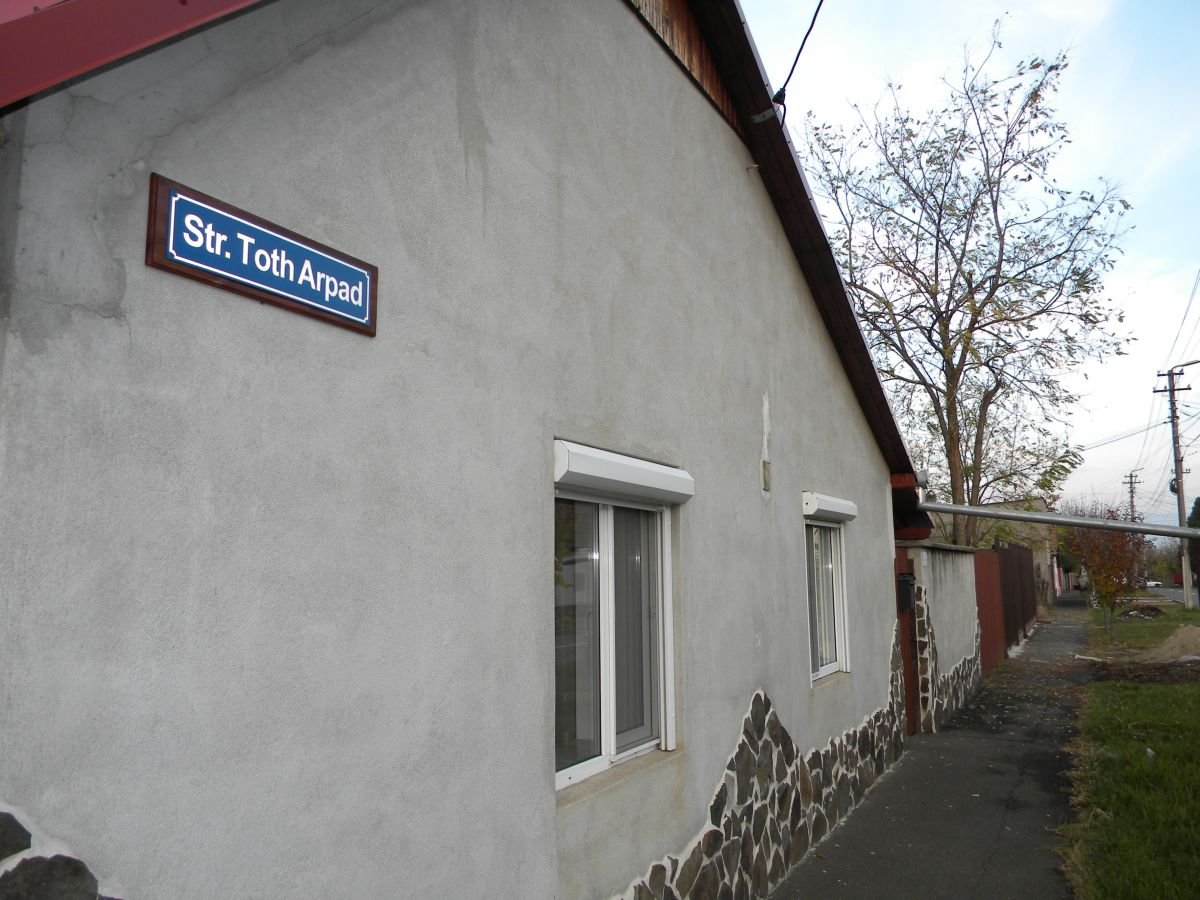 Aradon utca viseli a költő nevét &bullet;  Fotó: Pataky Lehel Zsolt