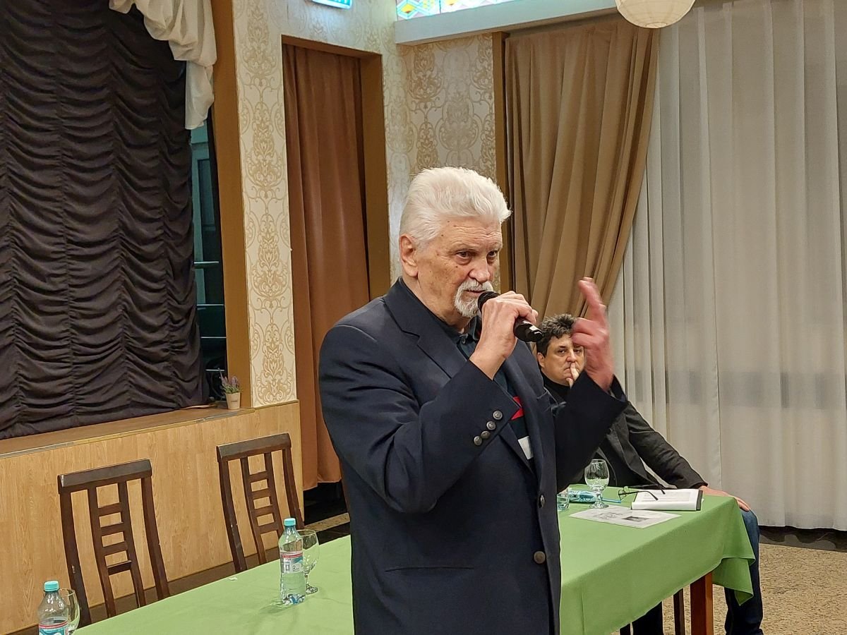 Ujj János helytörténész egy korábbi könyvbemutatón &bullet;  Fotó: Pataky Lehel Zsolt