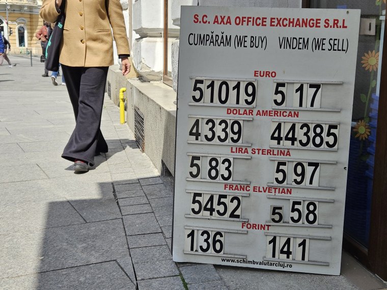 Jegybanki szóvivő a lej-euró árfolyam elszállásáról: hamarosan csillapodik a helyzet