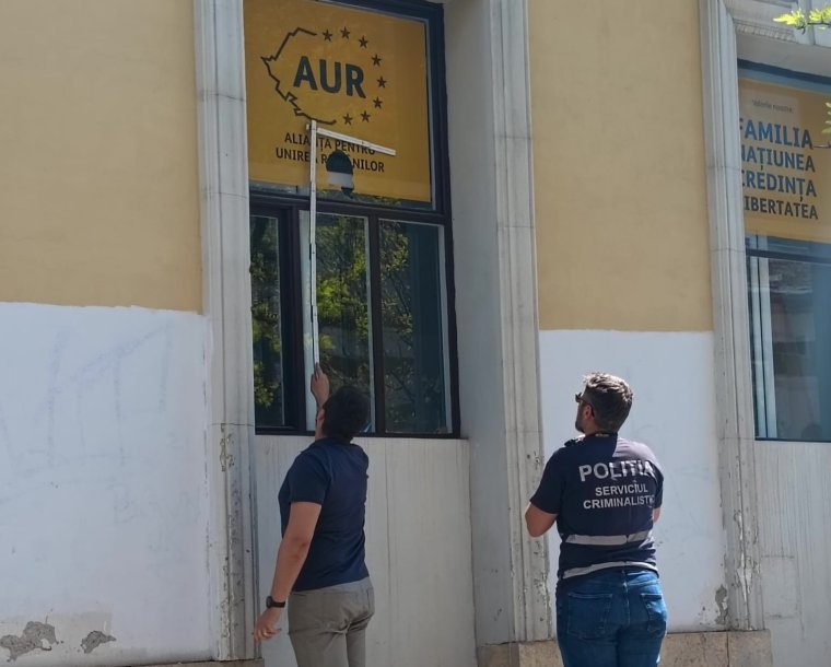 Az AUR székháza bánta a kormánybuktatást az egyik erdélyi városban