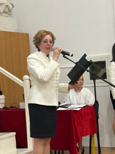 Schuller Hajnal igazgató nyitotta meg az ünnepséget &bullet;  Fotó: Matei Linda