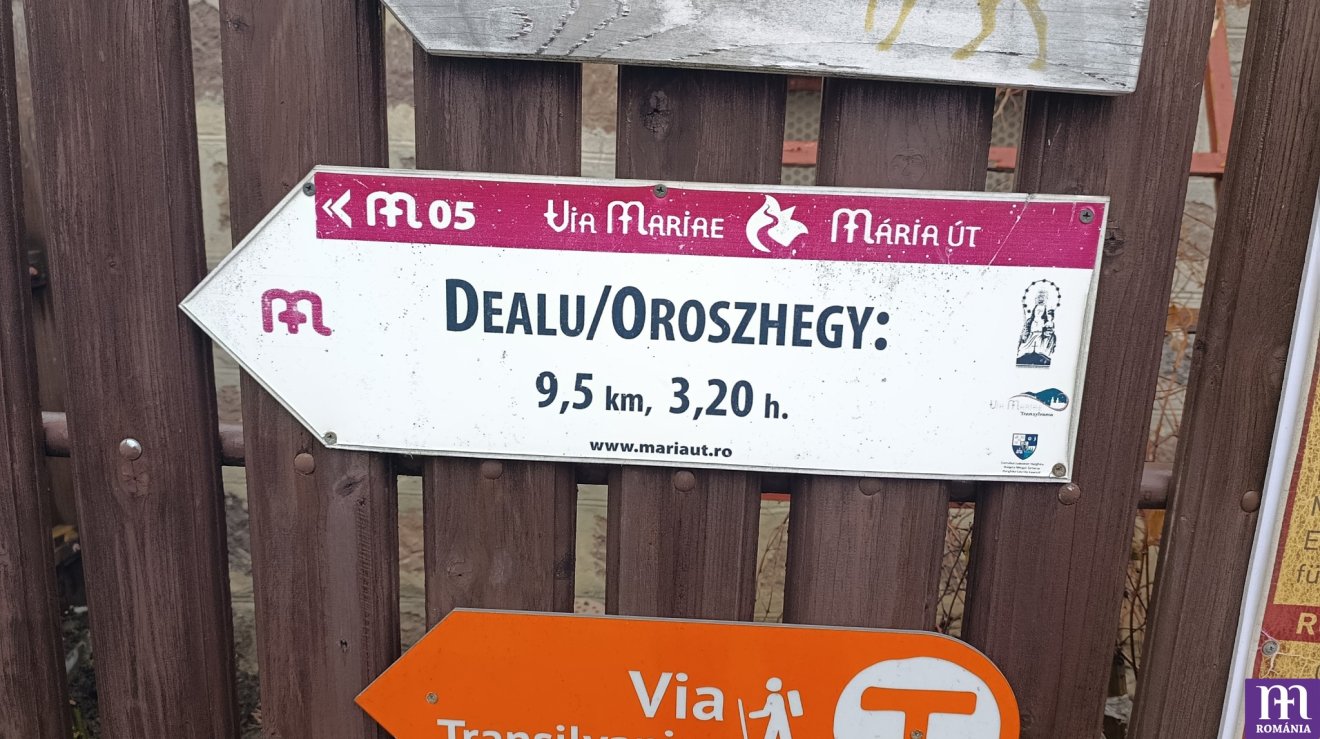 Vannak szakaszok, ahol a Mária-út egybeesik a Via Transilvanica túraúttal &bullet;  Fotó: Romániai Mária Út Egyesület/Facebook