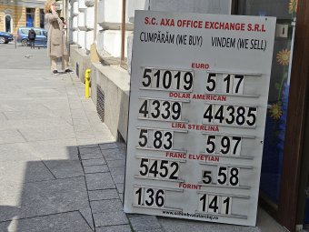 Soha nem látott mélységbe taszította a lejt a politikai válság – Történelmi rekordot döntött a lej–euró-árfolyam