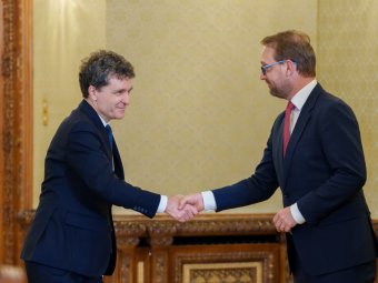 Kormányalakítási tárgyalások: Dominic Fritz az államfővel találkozott a Cotroceni-palotában