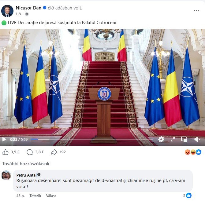 „Gyorsabban csalódtunk benned, mint Iohannisban” – Dühödt kommentáradat zúdult Nicușor Danra