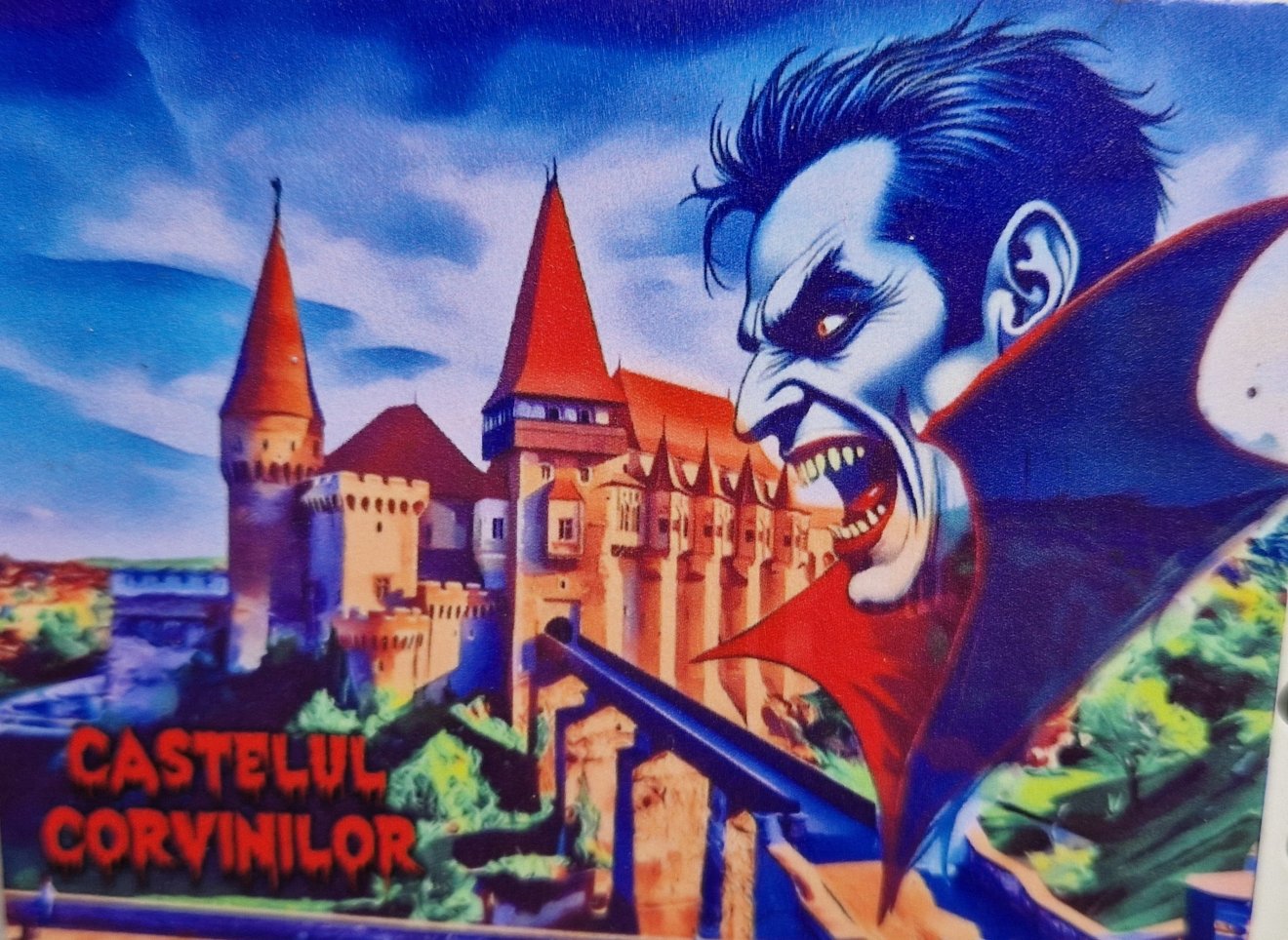 Drakula Vajdahunyadon (hűtőmágnes