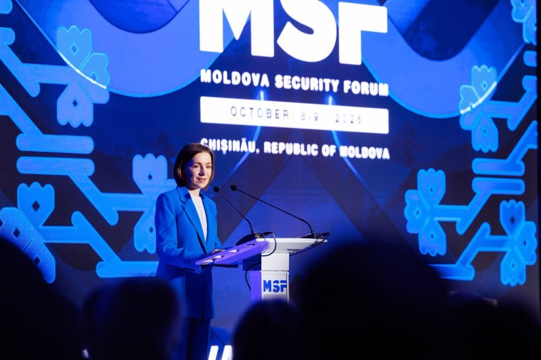 Maia Sandu ismét az egyesülés mellett állt ki: Románia nagyobb biztonságot nyújtana Moldovának