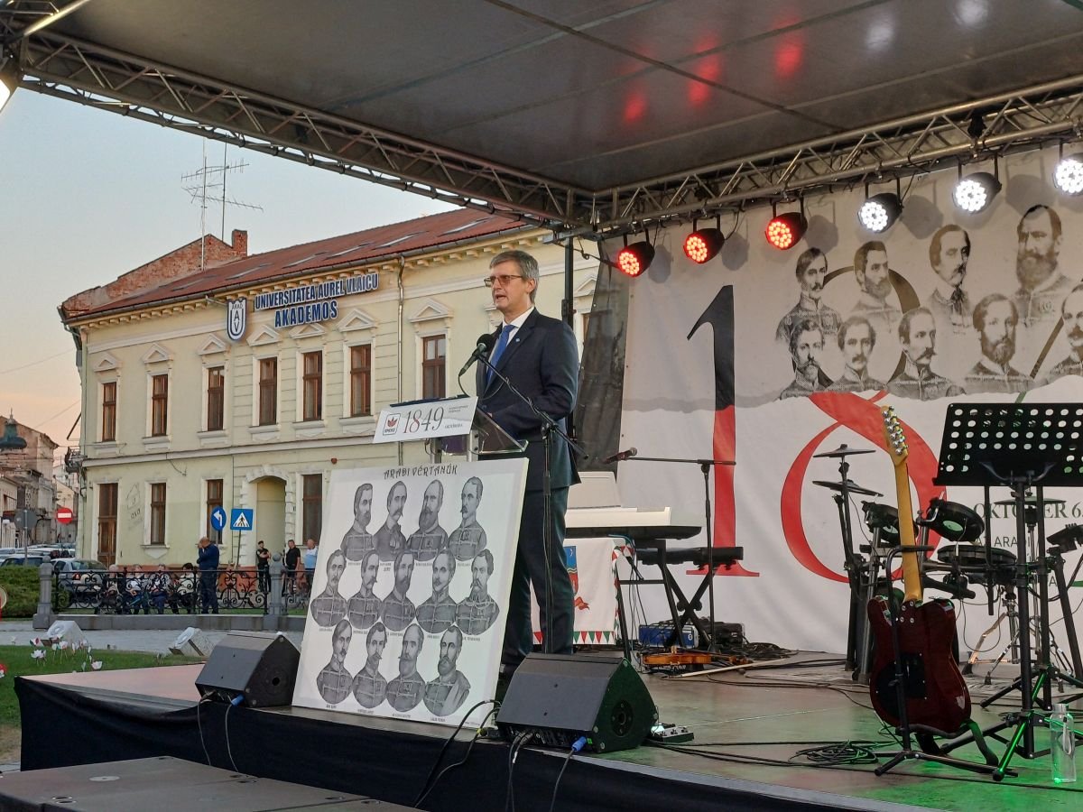 Faragó Péter Arad megyei RMDSZ-elnök &bullet;  Fotó: Pataky Lehel Zsolt