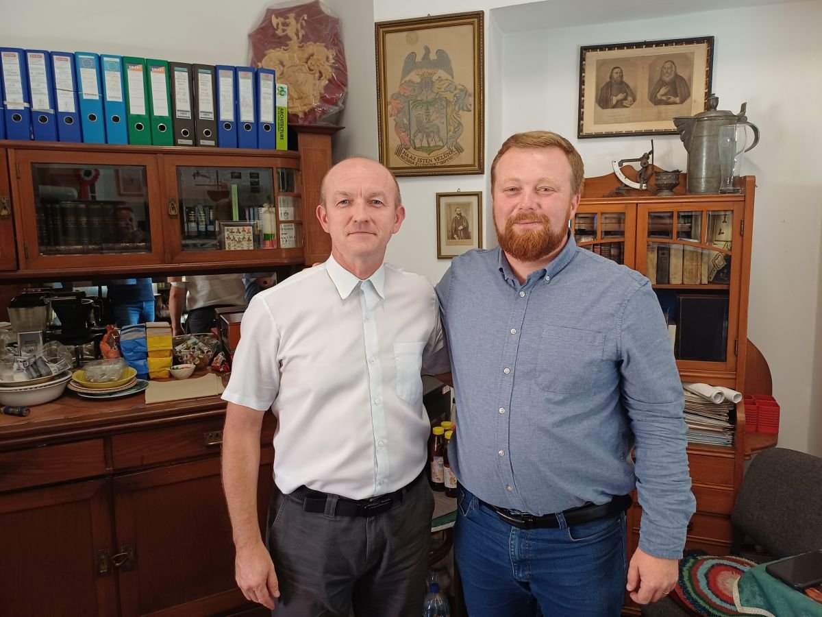 Szolgatársak. Bíró Botond és Vékony Zsolt lelkipásztorok &bullet;  Fotó: Pataky Lehel Zsolt