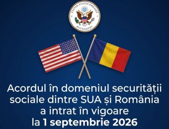 Hatályba lépett a szociális biztonságról szóló amerikai–román egyezmény