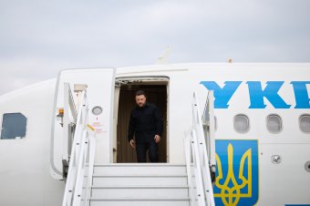 Majdnem eltalálta Zelenszkij gépét a román légteret is megsértő drón