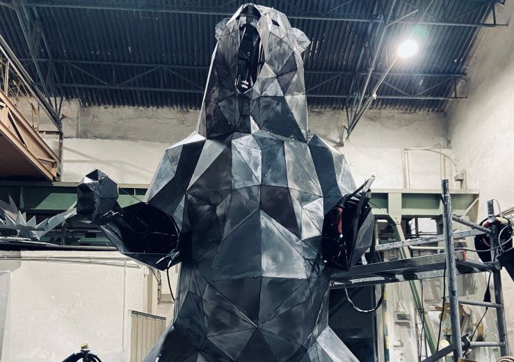 Óriási medveszobrot állítanak Tusnádfürdőn