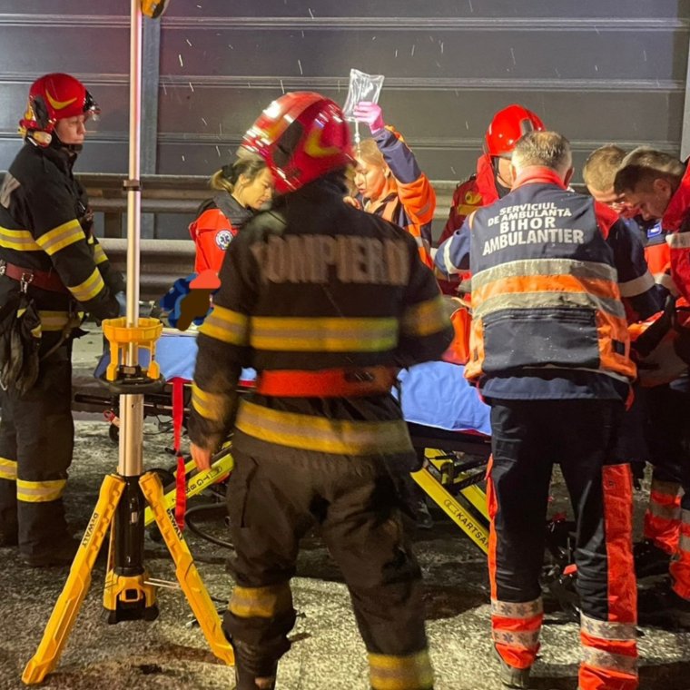 Egy órára lezárták az utat: súlyos baleset történt Nagyvárad közelében