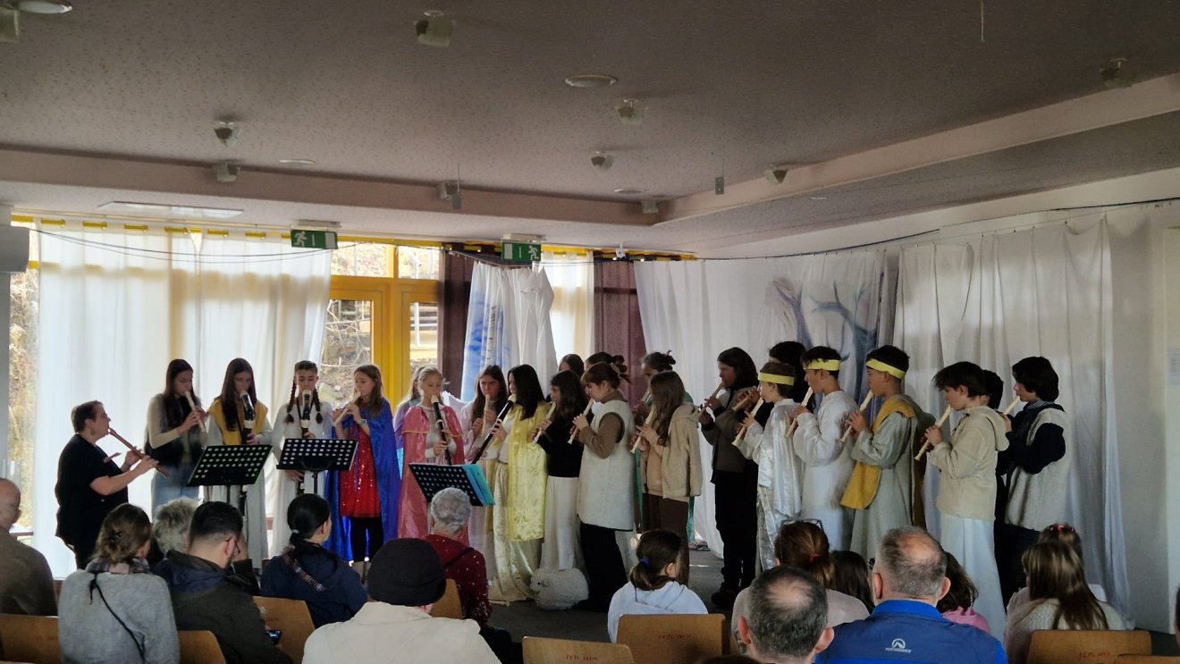 A Kolozsvári  Waldorf Líceum diákjai lelkesen vettek részt a projektben