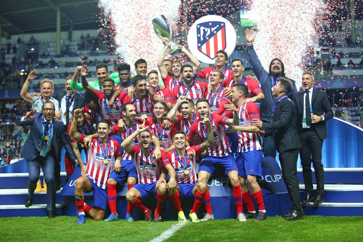 Az Atlético Madrid sikerével története során harmadszor hódította el a trófeát •  Fotó: Atletico Madrid