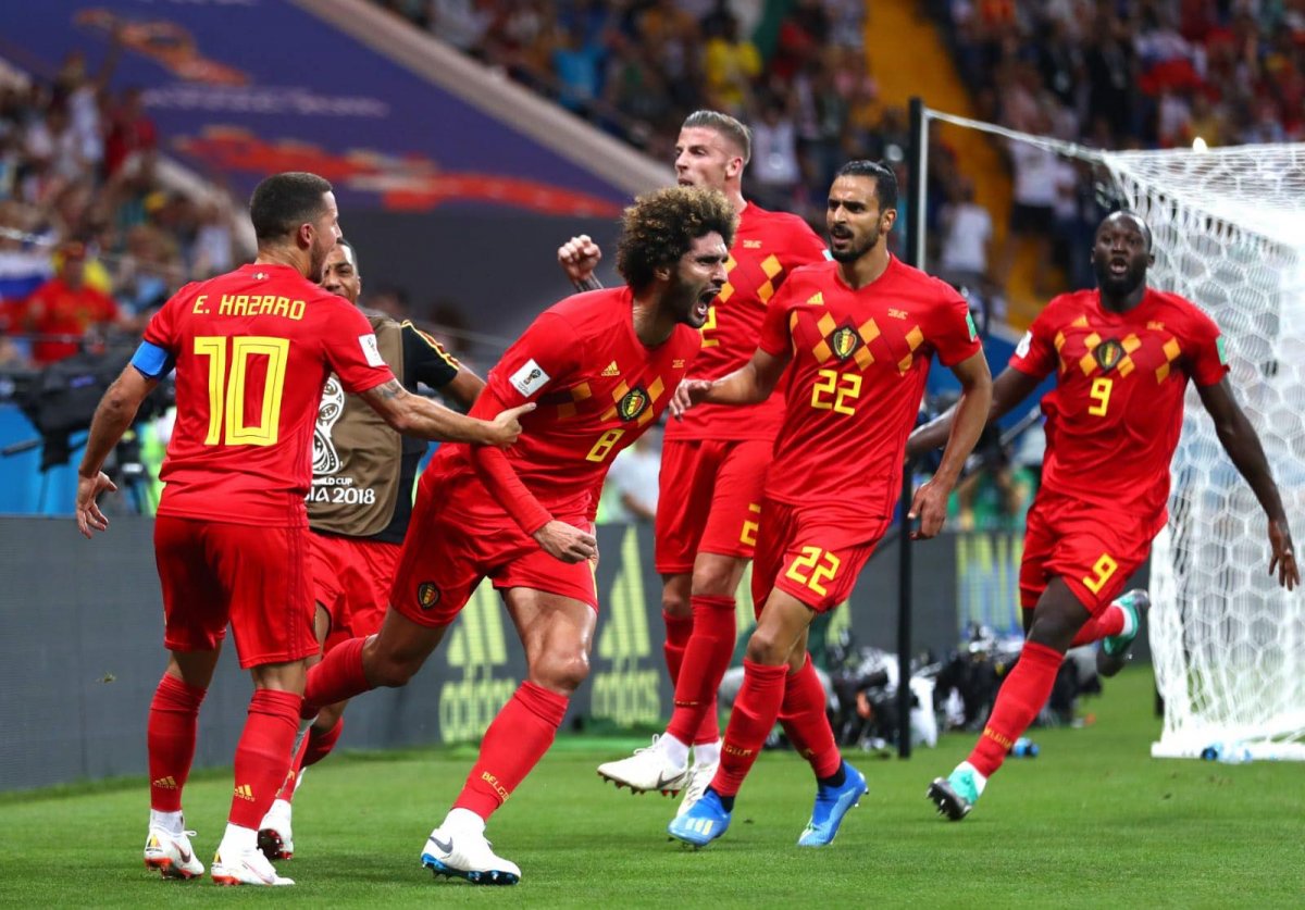 A vörös ördögök hazaküldték az ötszörös világbajnok dél-amerikaiakat •  Fotó: Belga Futballszövetség