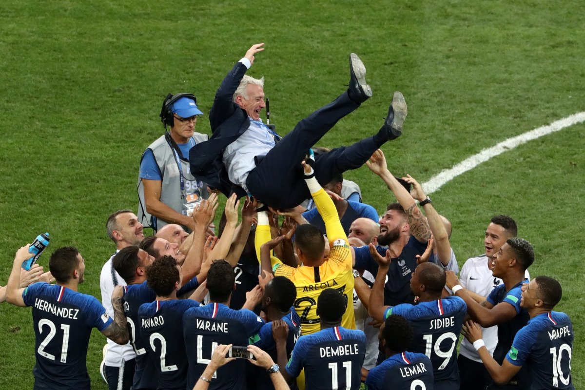 Didier Deschamps-nak fel van adva a lecke. Szinte minden posztra világklasszis játékosa van •  Fotó: Francia Futballszövetség