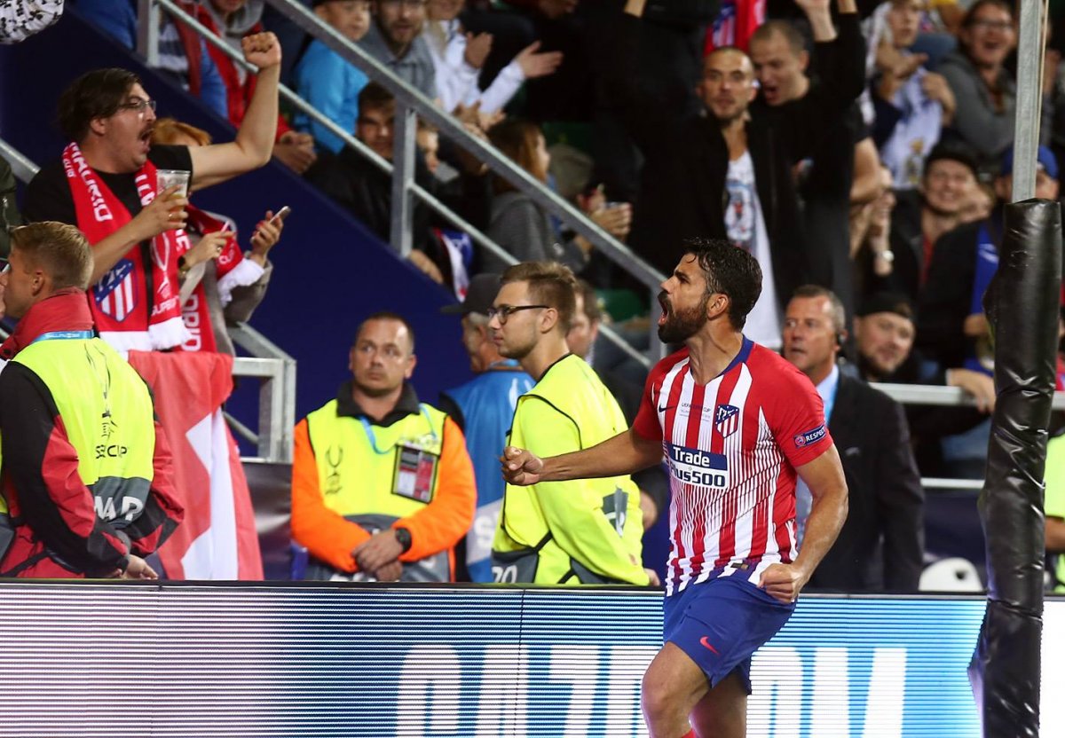Diego Costa villámgólja nem sok jóval kecsegtetett a királyi gárda számára •  Fotó: Atletico Madrid