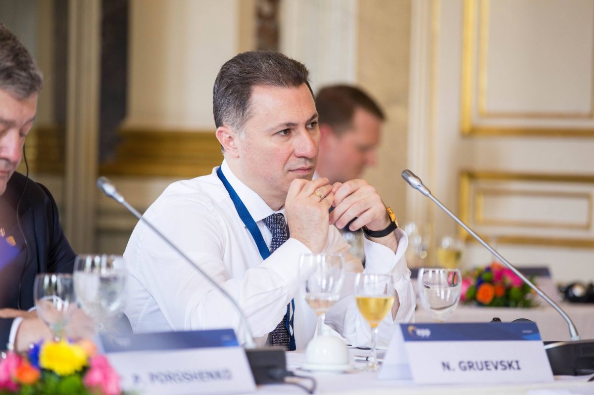 Nikola Gruevszki volt macedón miniszterelnök &bullet;  Fotó: Facebook