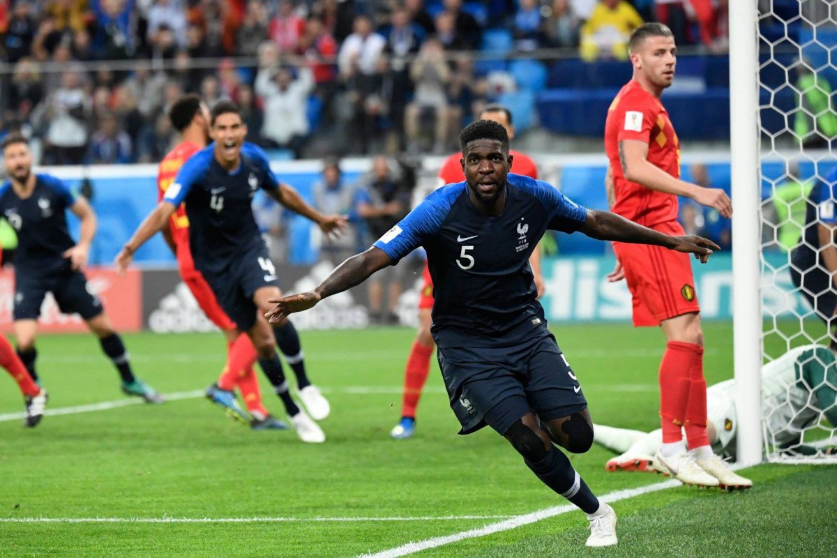 A mérkőzést Samuel Umtiti fejesgólja döntötte el •  Fotó: Francia Futballszövetség