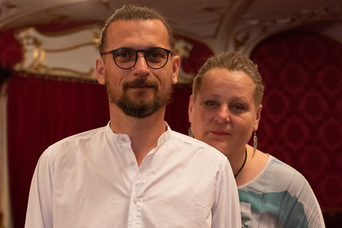 Dimény Levente és Tóth Tünde 25 éve házasok, és azóta együtt dolgoznak •  Fotó: Forrás: Dimény Levente