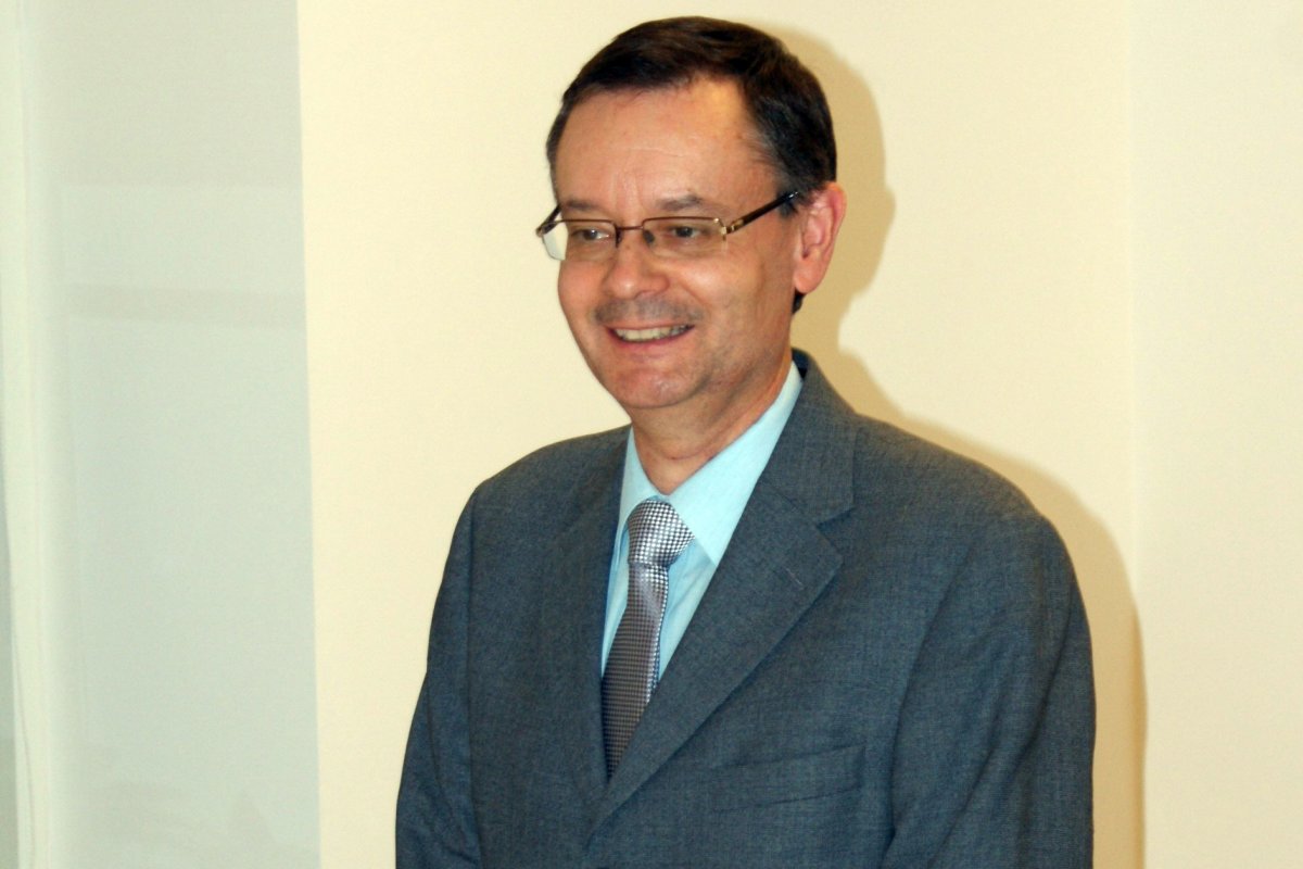 Balla Tibor, a kötet szerzője •  Fotó: Csermák Zoltán