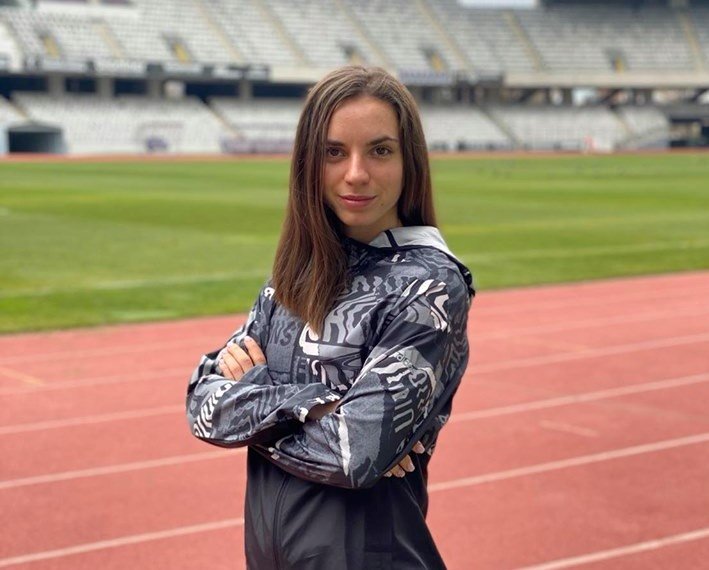 Időeredménye alapján 400 m-en jelenleg Európa tíz legjobb atlétája között található •  Fotó: Facebook/Miklós Andrea