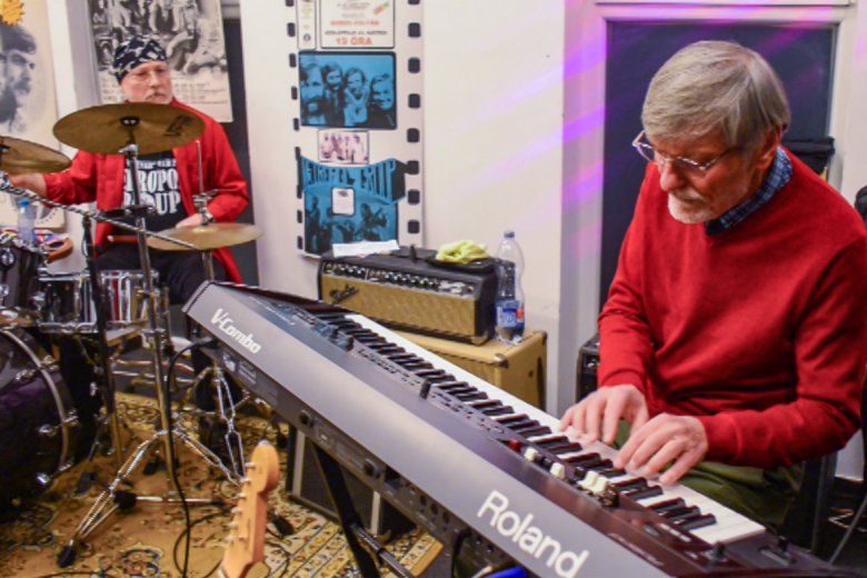 Rock-dzsessz fúzió a Rockmúzeumban Trendler Józseffel •  Fotó: Boros Zoltán személyes archívuma