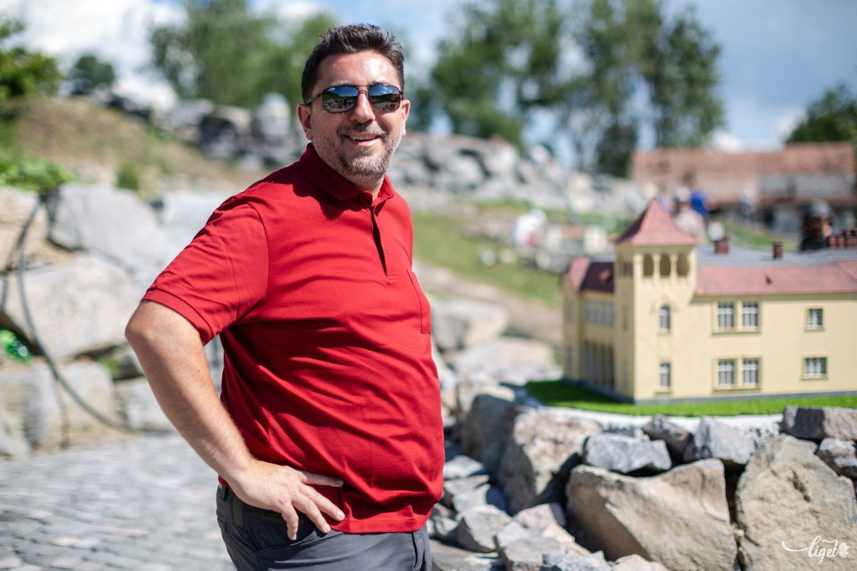 Fazakas Szabolcs. Egy nyolc évvel ezelőtti álma vált valóra •  Fotó: Erdély Bálint Előd