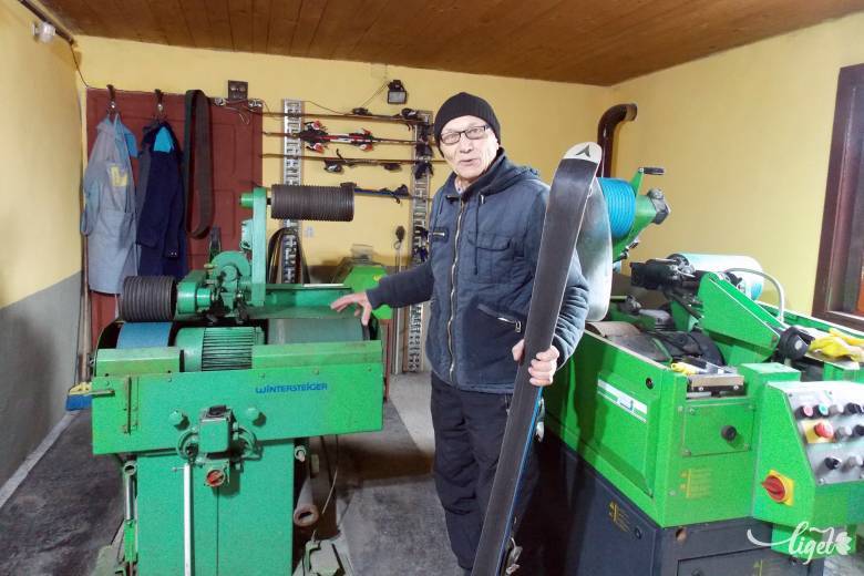 Most már ezer eurós síléceket is visznek szervizelésre •  Fotó: Péter Beáta