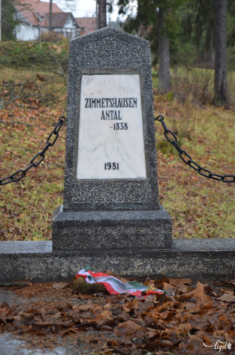 Zimmetshausen Antal sírja •  Fotó: Jánosi Csaba