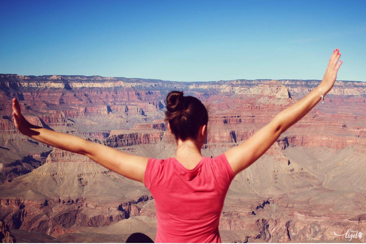 Az első amerikai nyarat a Grand Canyon felfedezésével zárta •  Fotó: Biró Kinga
