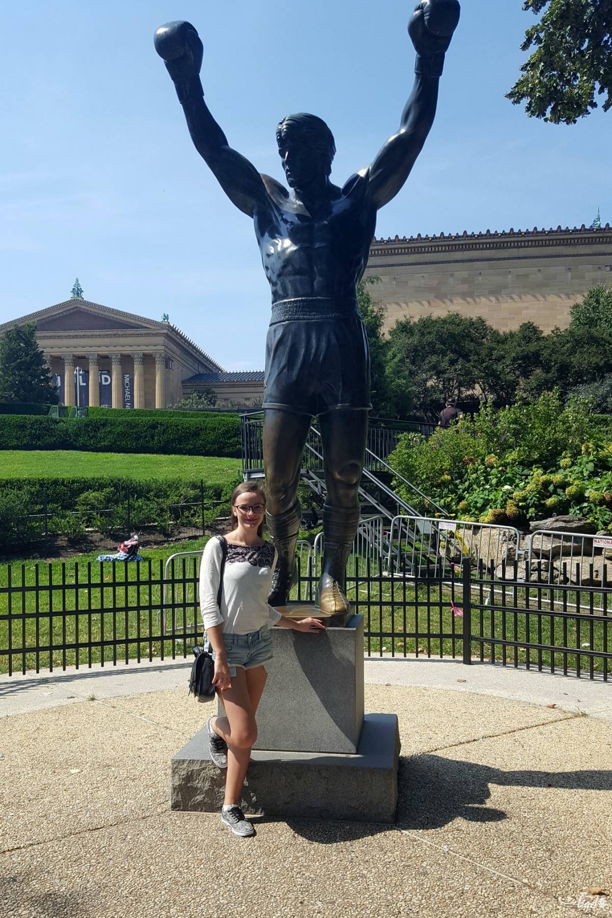 Philapdelphia, Rocky szobra •  Fotó: Biró Kinga