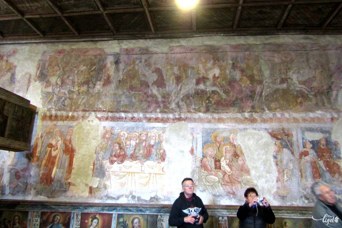 A gelencei falfestmények •  Fotó: Bakó Zoltán