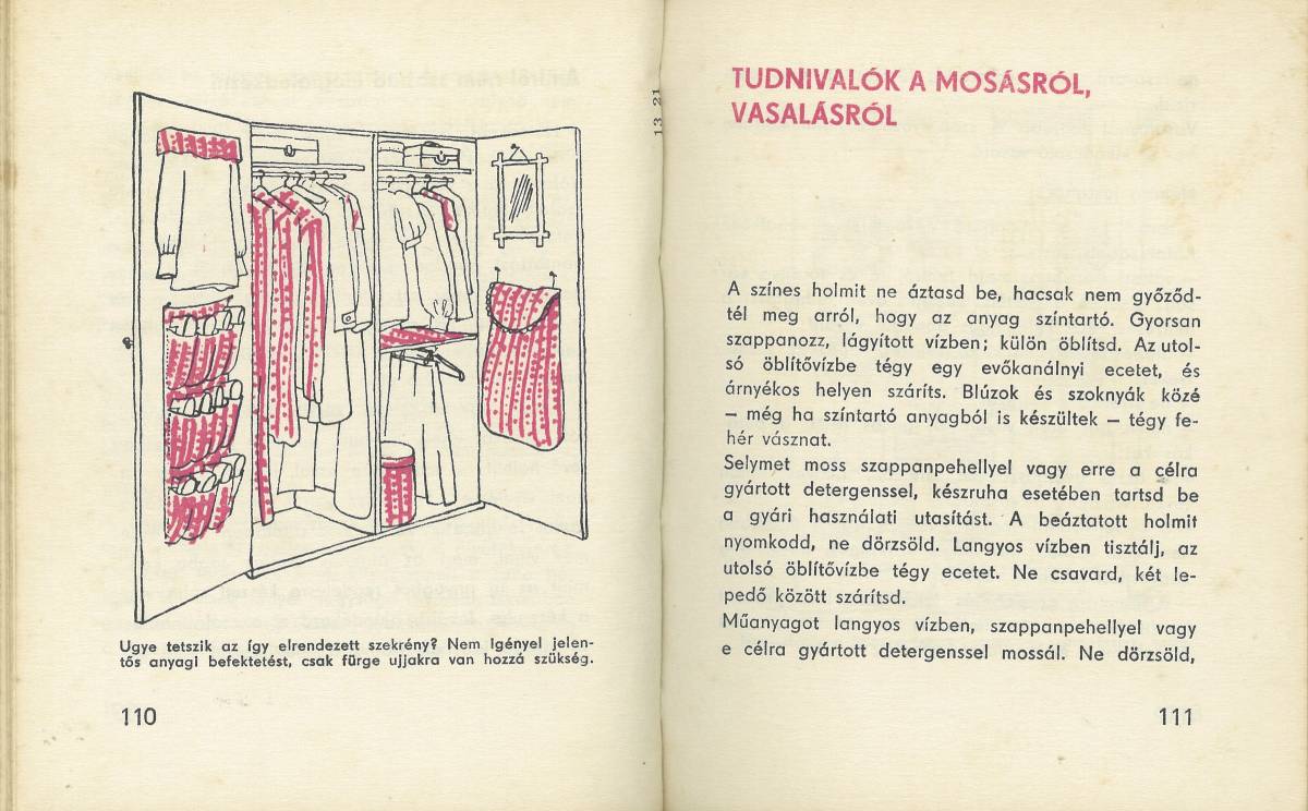 Háziasszonyi tudnivalókról is szó esik 