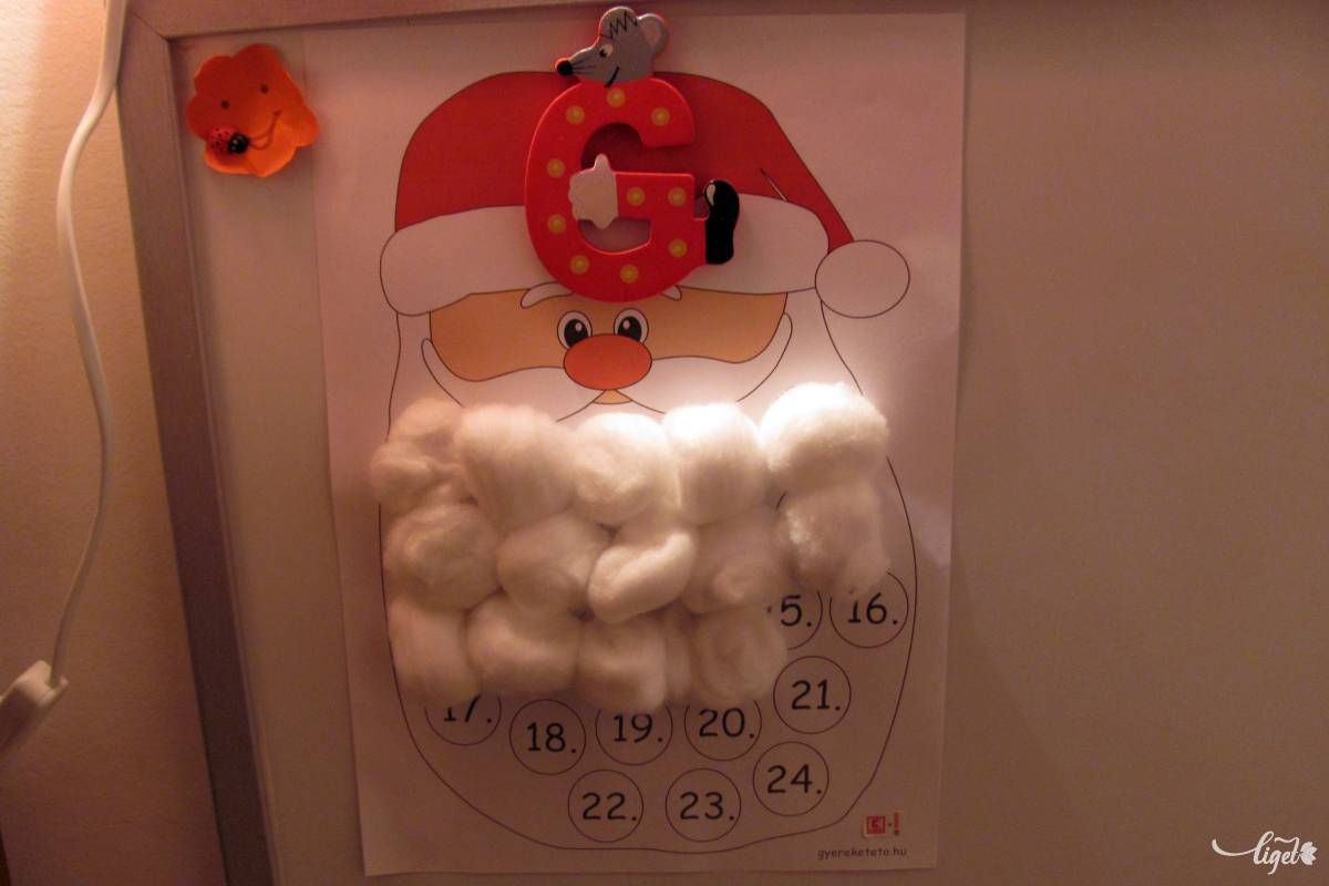 „Szakállnövelő” adventi Mikulás •  Fotó: Sulyok Anna