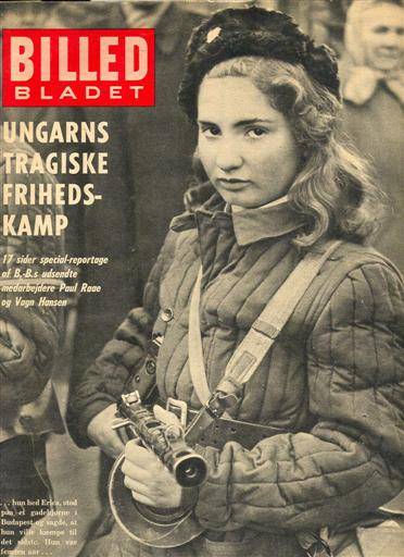 A Billed Bladet című dán folyóirat címlapja Erikával 
