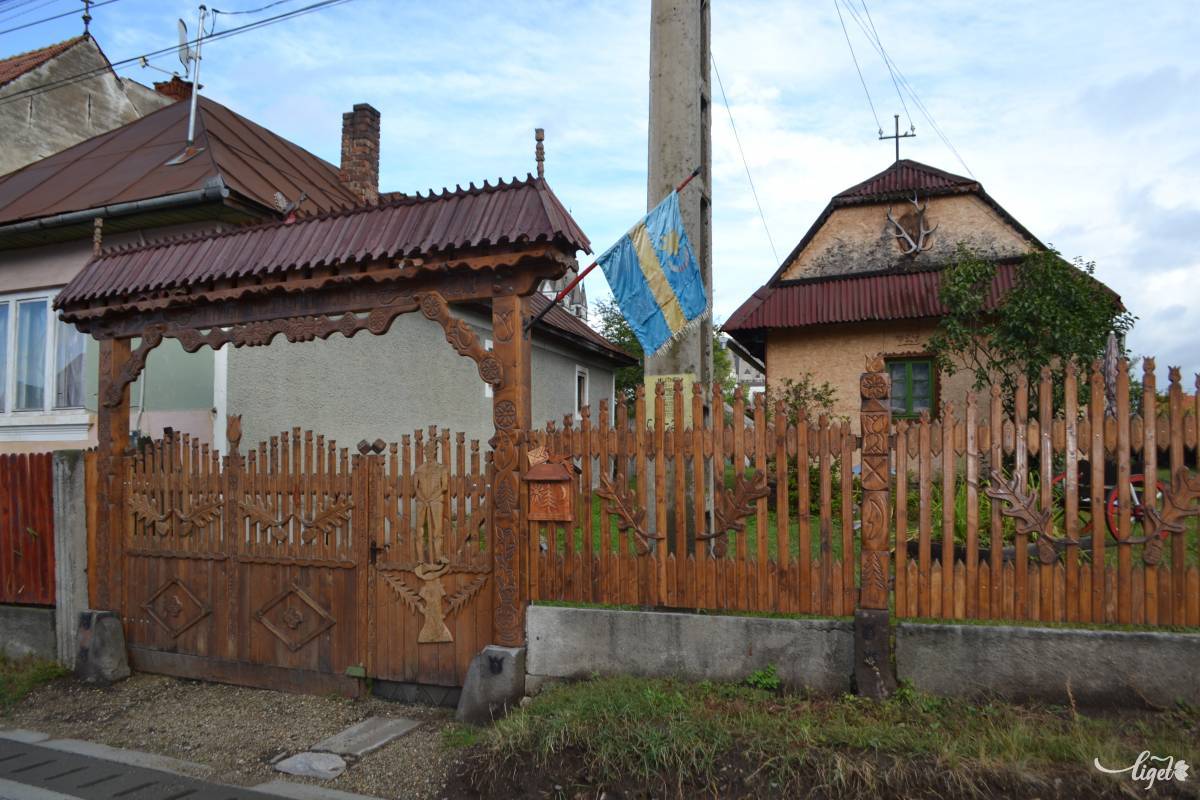 Ránézésre talpig székely a háznak lakója. Tizenhat évre visszamenőleg bizonyíthatja •  Fotó: Balázs Katalin