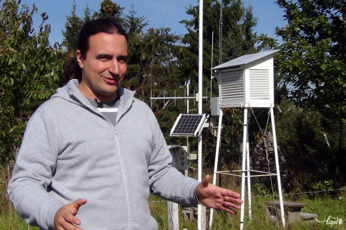 Nagy István meteorológus •  Fotó: Rédai Attila