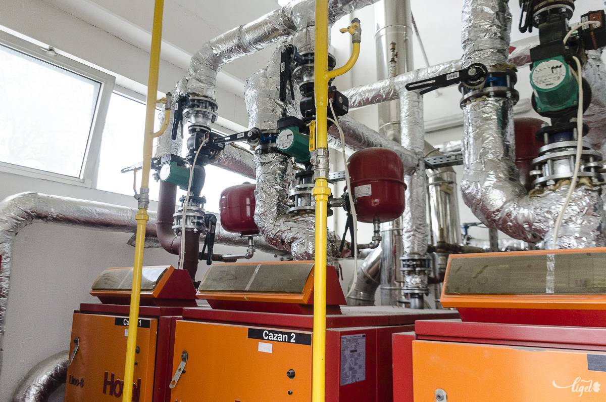 Automata földgázüzemű kazánok adják a hőenergiát •  Fotó: Gecse Noémi