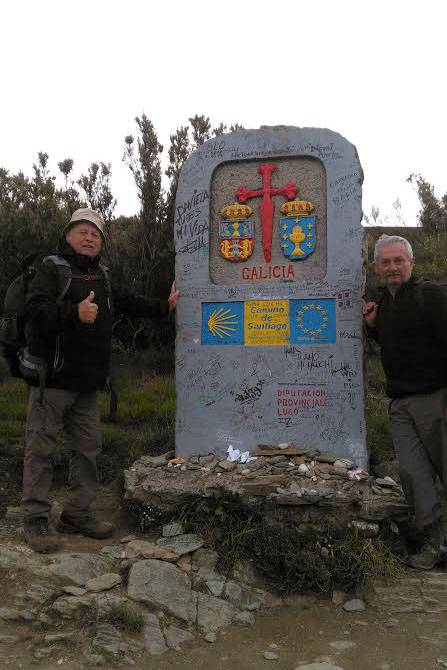 Galicia határán, az út nagy részén már túl 
